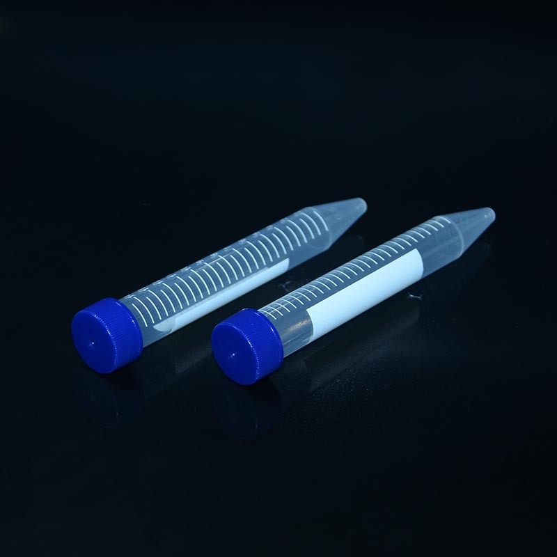 15ml Conical Centrifuge Tubes Blue Flat Cap